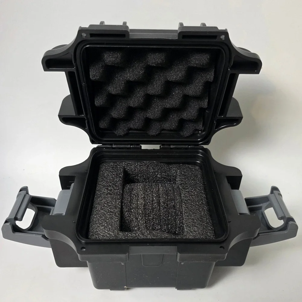 Invicta Racing Impact Case Single‎ Watch Box Black Yellow Plastic Storage Box